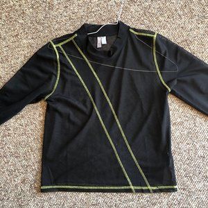 NWOT Mesh Mock Neck Long Sleeve